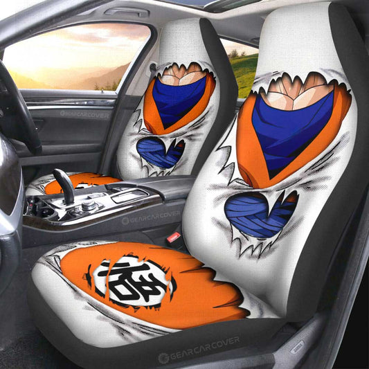 Goku Uniform Car Seat Covers Custom - Gearcarcover - 2