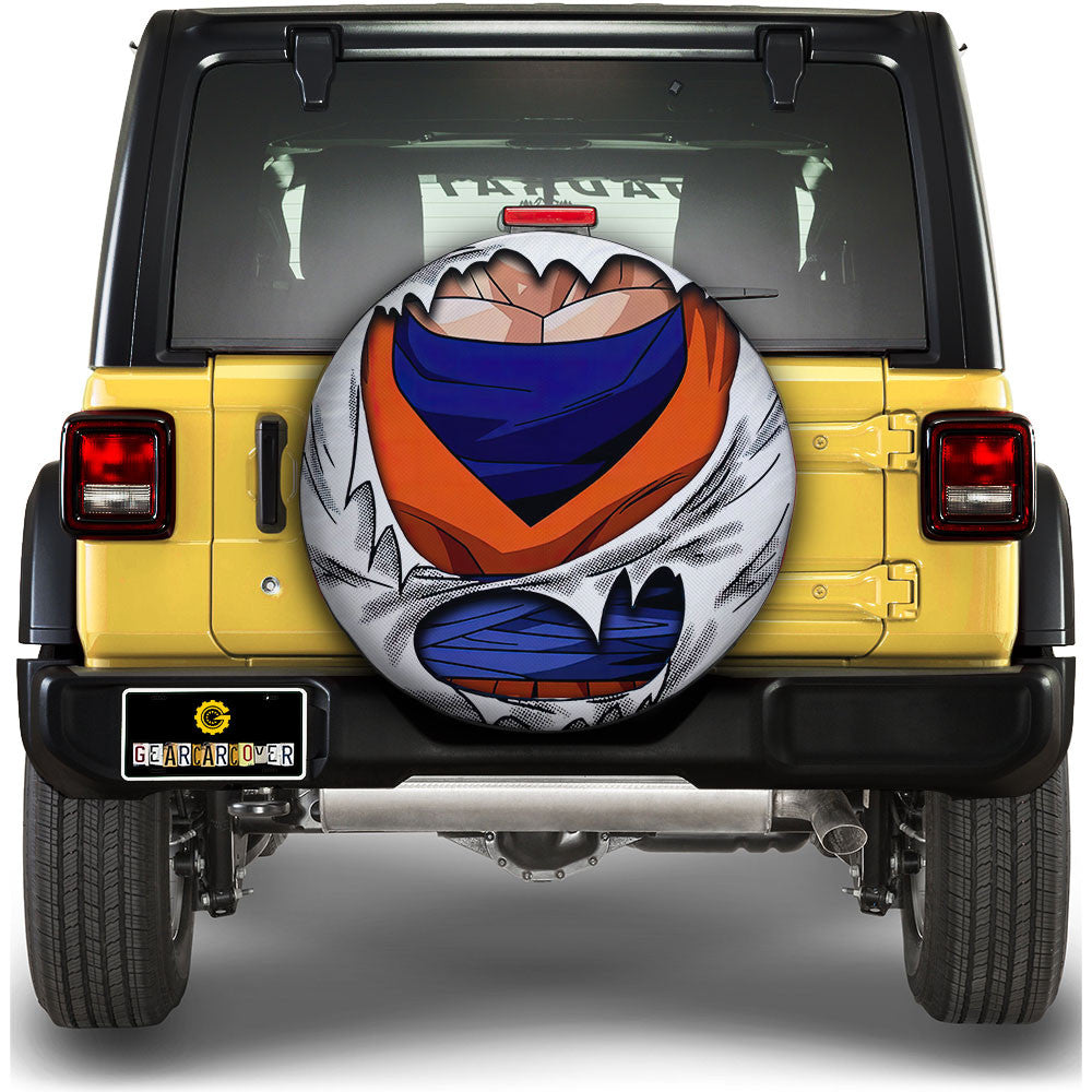 Goku Uniform Spare Tire Cover Custom - Gearcarcover - 1