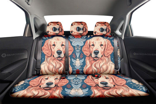 Golden Retriever Car Back Seat Cover Custom Car Accessories - Gearcarcover - 2