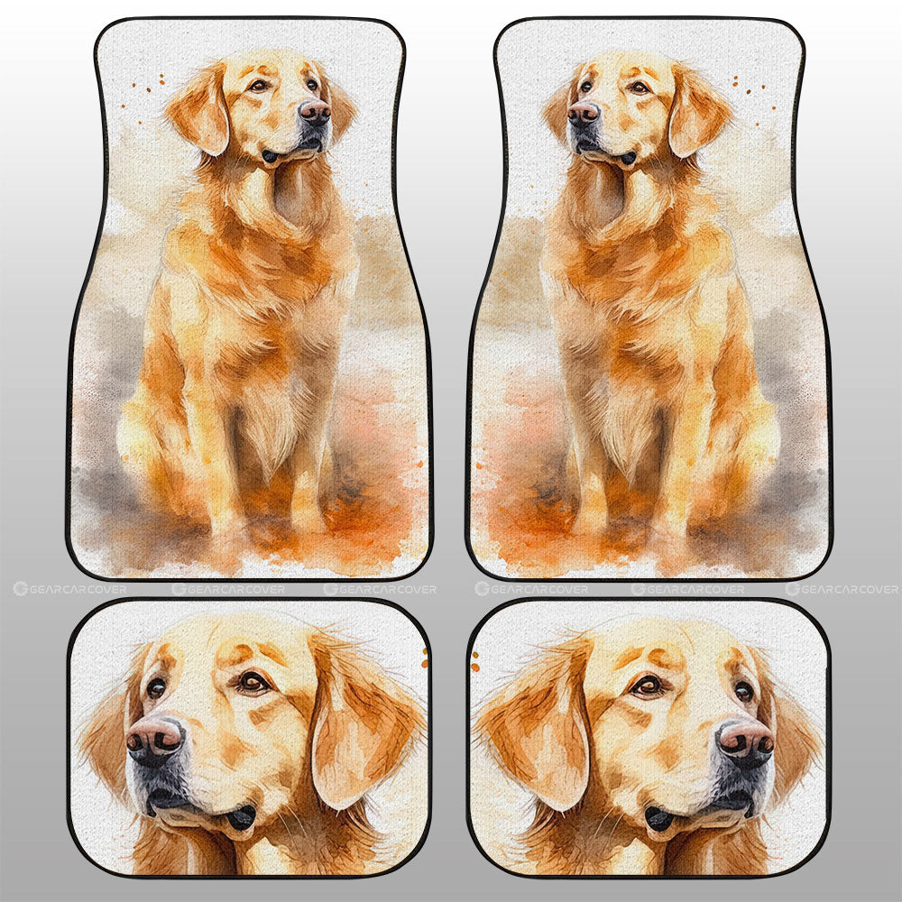 Golden Retriever Car Floor Mats Custom Car Accessories - Gearcarcover - 1