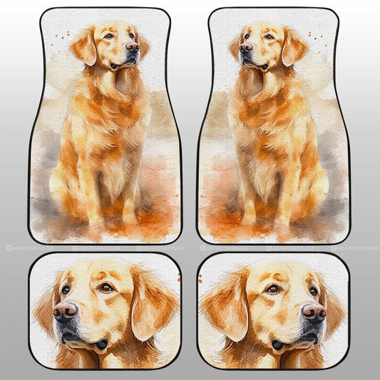 Golden Retriever Car Floor Mats Custom Car Accessories - Gearcarcover - 1