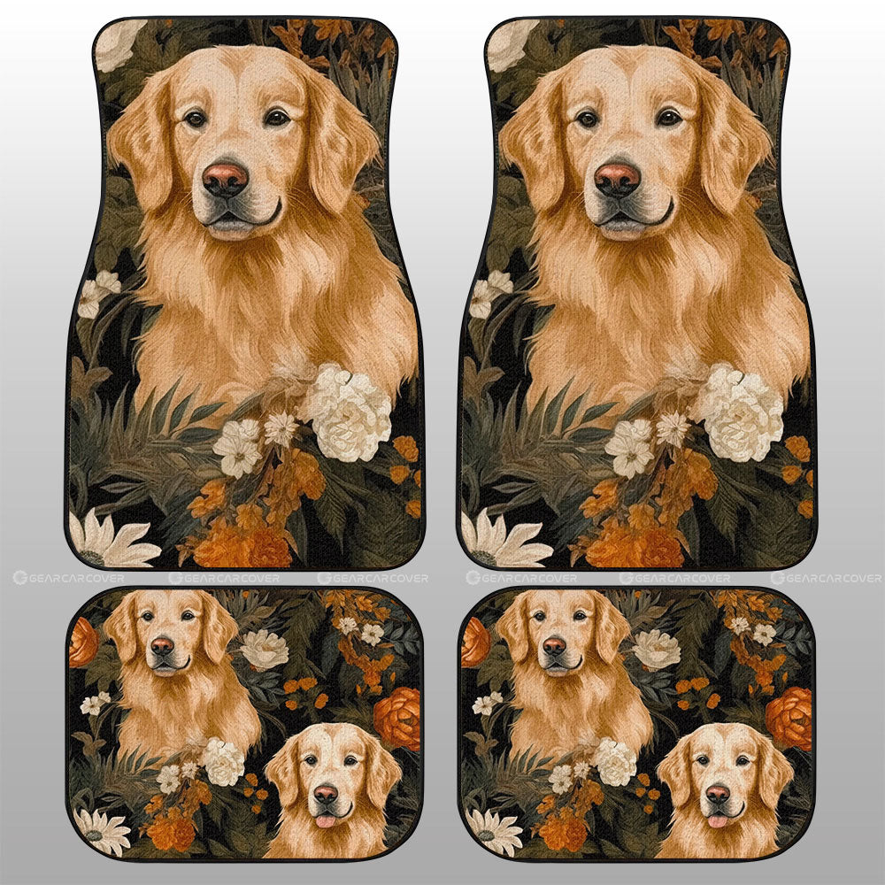 Golden Retriever Car Floor Mats Custom Car Accessories - Gearcarcover - 1