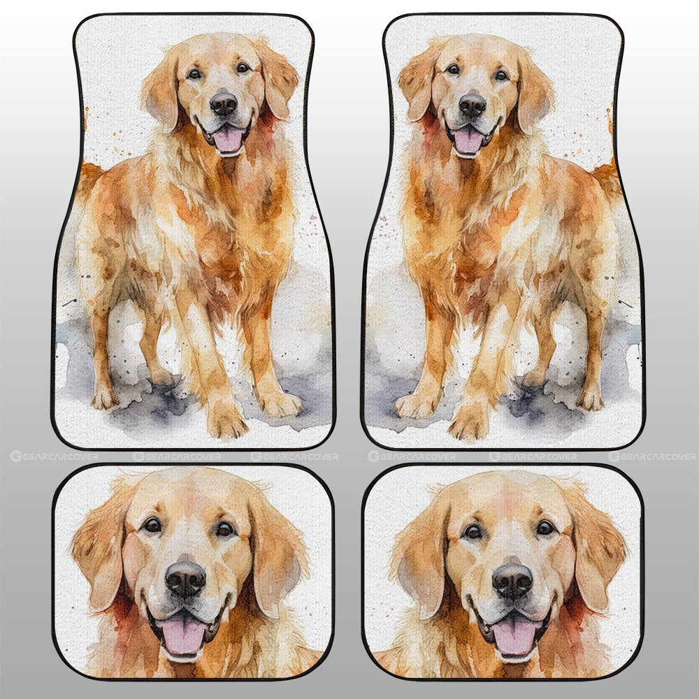 Golden Retriever Car Floor Mats Custom Car Accessories - Gearcarcover - 1