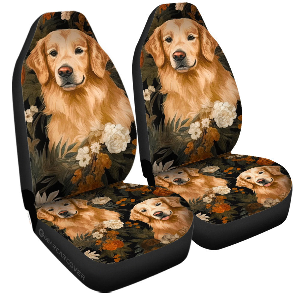 Golden Retriever Car Seat Covers Custom Car Accessories - Gearcarcover - 3