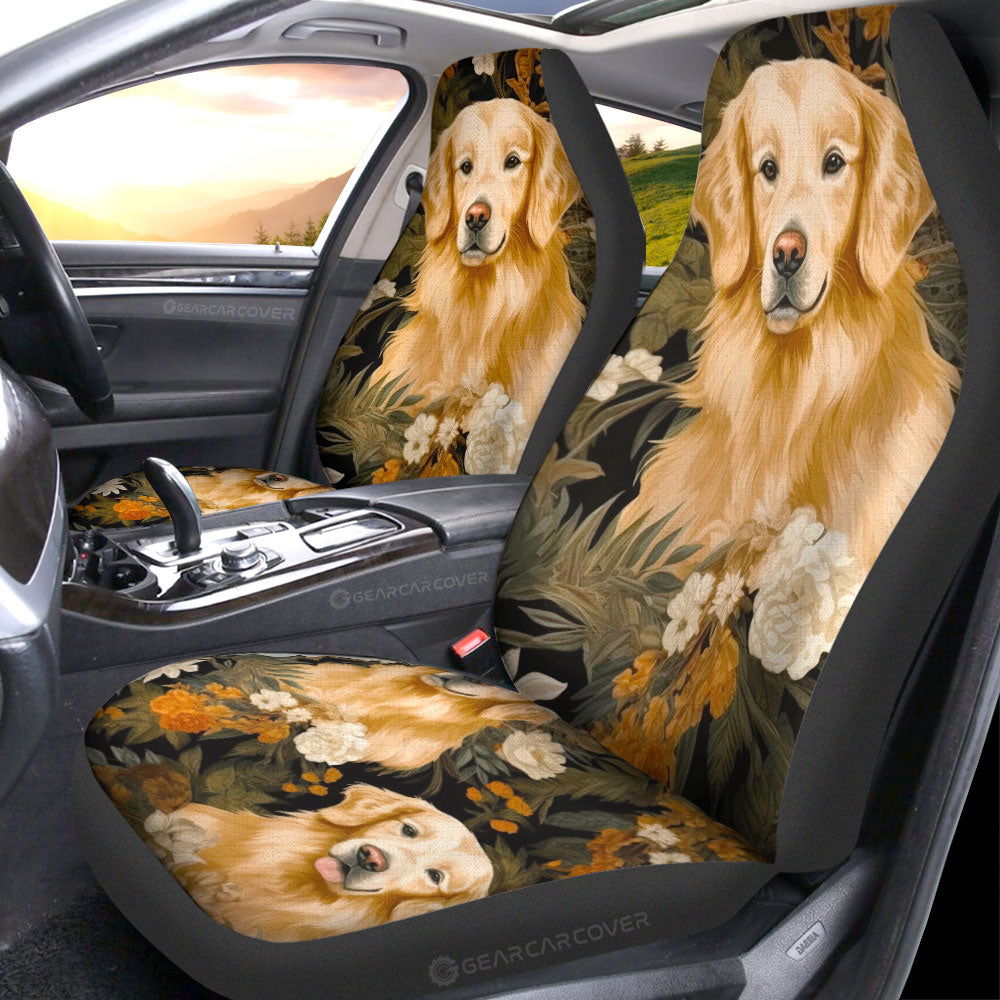 Golden Retriever Car Seat Covers Custom Car Accessories - Gearcarcover - 1