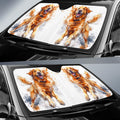 Golden Retriever Car Sunshade Custom Car Accessories - Gearcarcover - 2