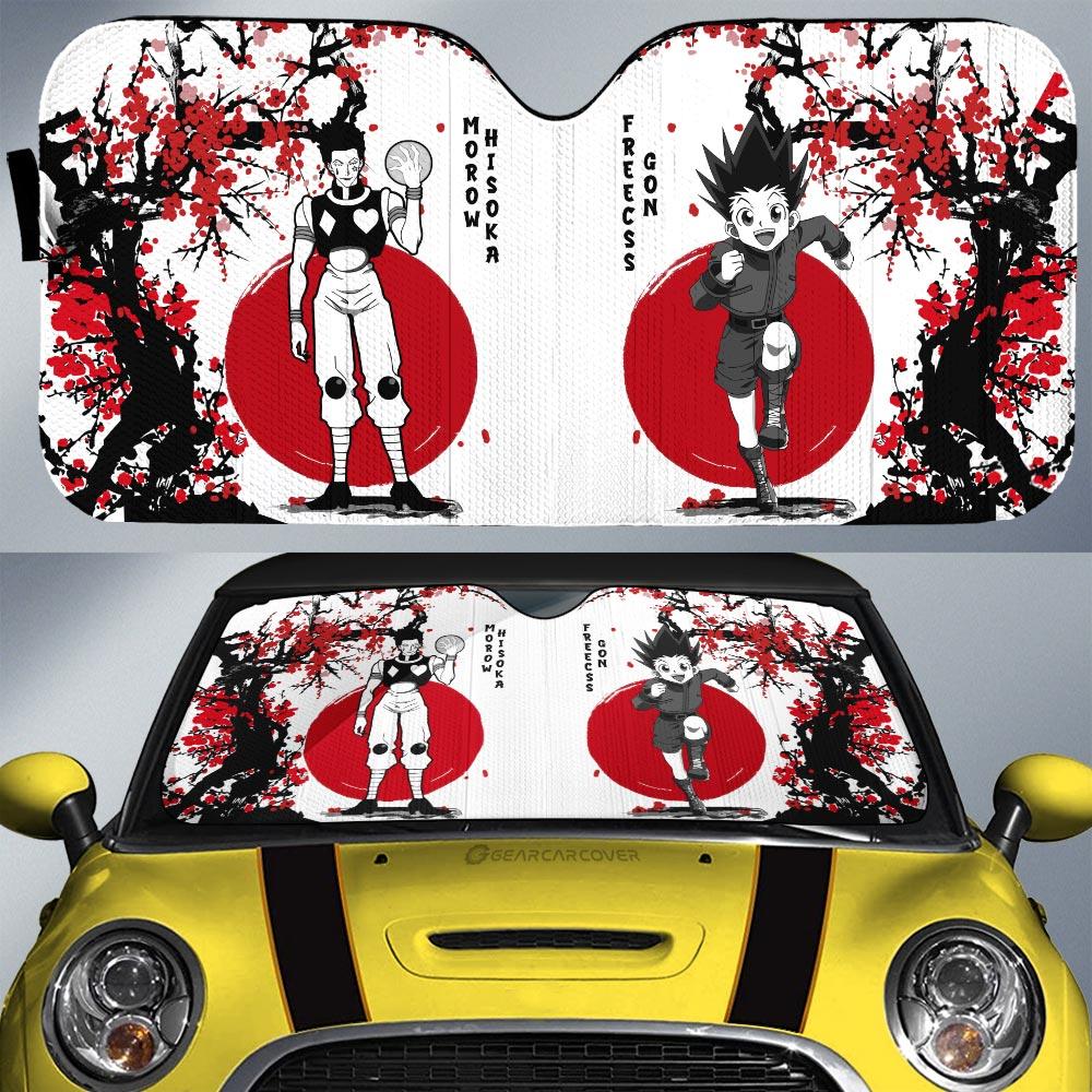 Gon And Hisoka Car Sunshade Custom Japan Style Car Accessories - Gearcarcover - 1