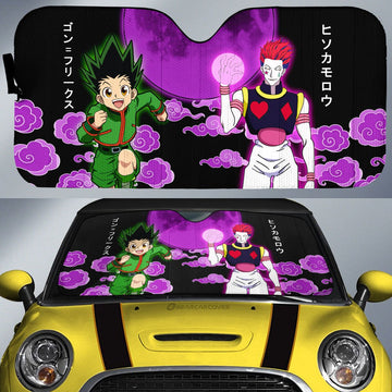 Gon Freecss And Hisoka Morow Car Sunshade Custom Car Accessories - Gearcarcover - 1