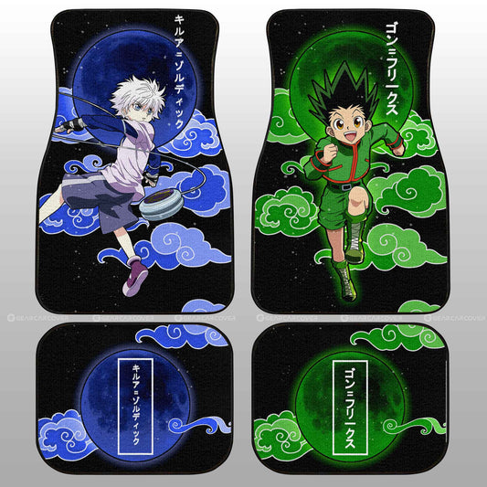 Gon Freecss And Killua Zoldyck Car Floor Mats Custom Car Accessories - Gearcarcover - 1