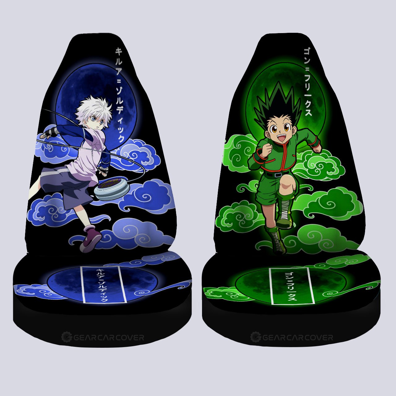Gon Freecss And Killua Zoldyck Car Seat Covers Custom Car Accessories - Gearcarcover - 4