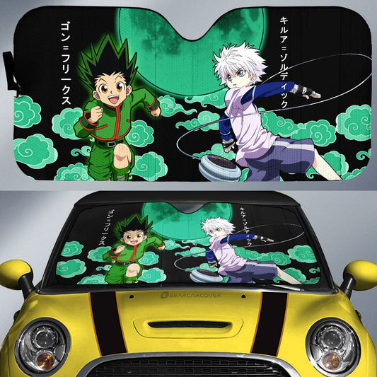 Gon Freecss And Killua Zoldyck Car Sunshade Custom Car Accessories - Gearcarcover - 1