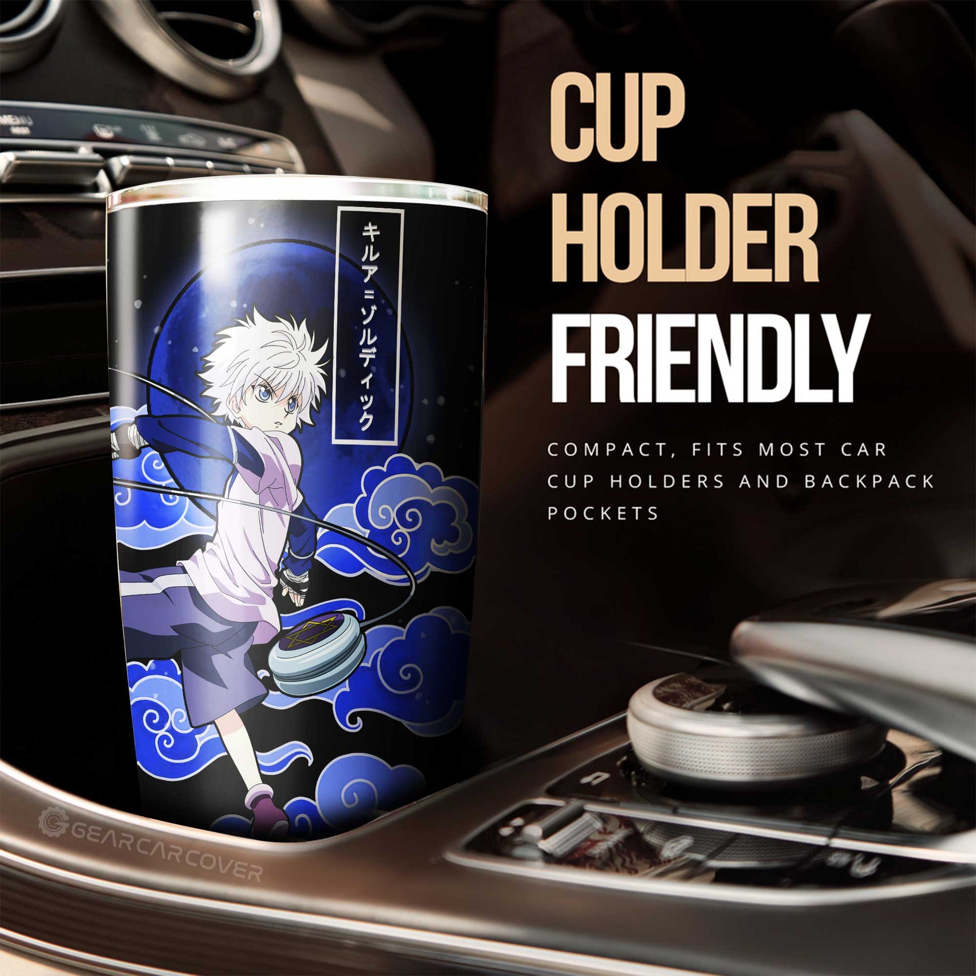 Gon Freecss And Killua Zoldyck Tumbler Cup Custom Car Accessories - Gearcarcover - 3