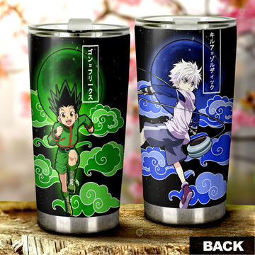 Gon Freecss And Killua Zoldyck Tumbler Cup Custom Car Accessories - Gearcarcover - 1