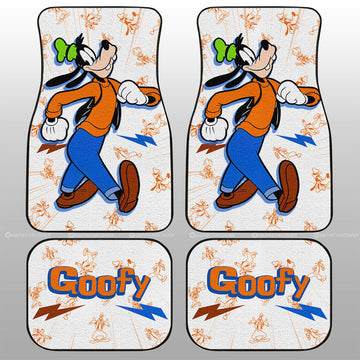 Goofy Car Floor Mats Custom Cartoon Car Accessories - Gearcarcover - 1