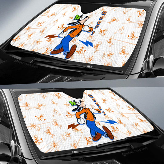 Goofy Car Sunshade Custom Cartoon Car Accessories - Gearcarcover - 2