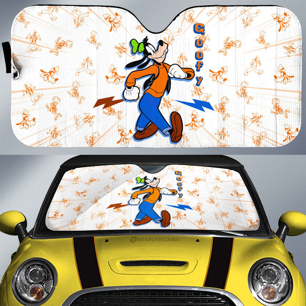 Goofy Car Sunshade Custom Cartoon Car Accessories - Gearcarcover - 1