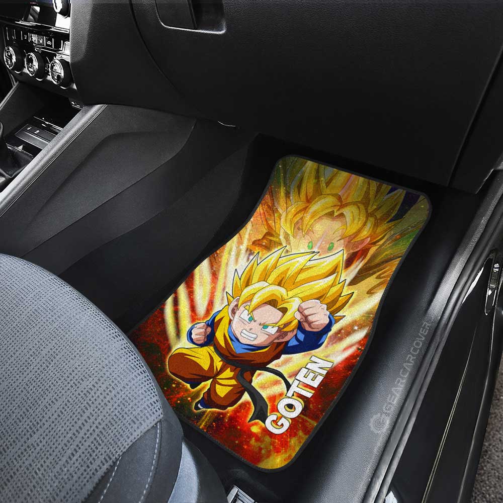 Goten Car Floor Mats Custom Dragon Ball Anime Car Accessories - Gearcarcover - 3