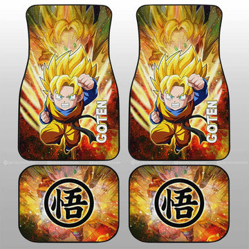 Goten Car Floor Mats Custom Dragon Ball Anime Car Accessories - Gearcarcover - 1