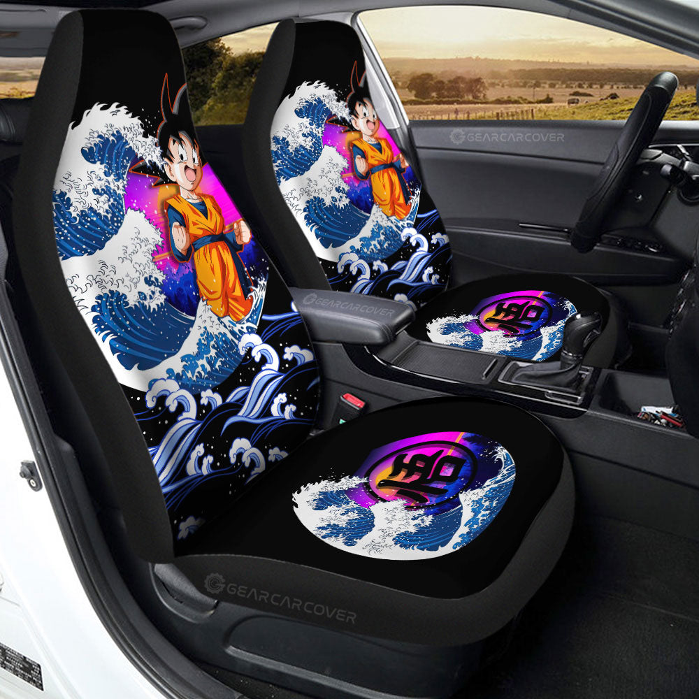 Goten Car Seat Covers Custom Dragon Ball Car Interior Accessories - Gearcarcover - 2