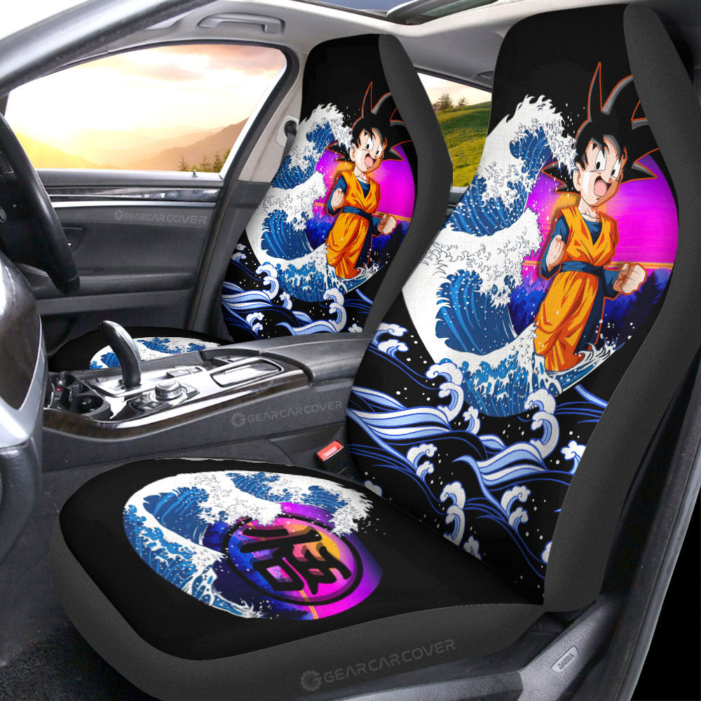 Goten Car Seat Covers Custom Dragon Ball Car Interior Accessories - Gearcarcover - 1