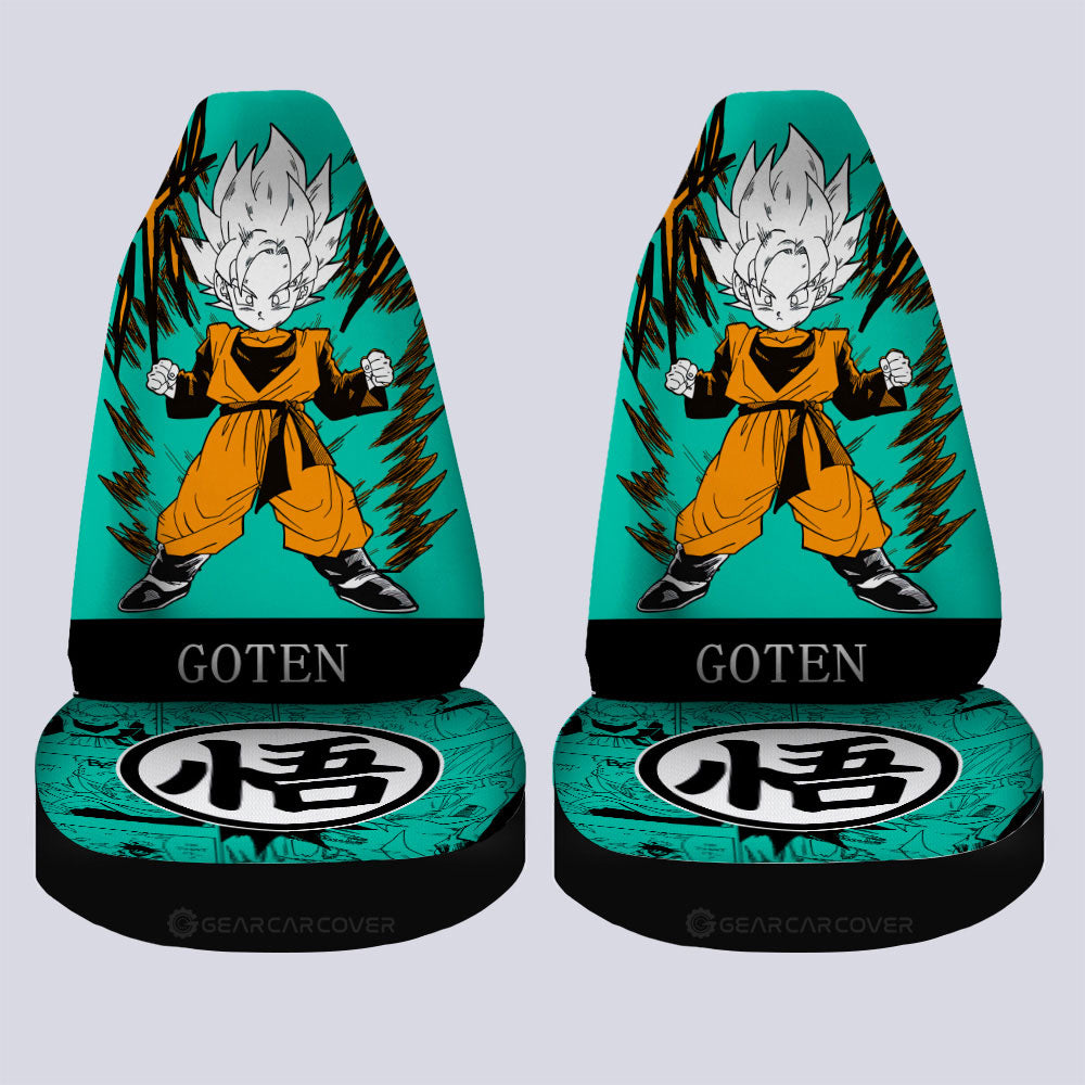 Goten Car Seat Covers Custom Manga Color Style - Gearcarcover - 4