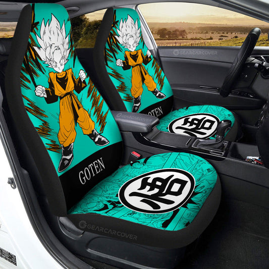 Goten Car Seat Covers Custom Manga Color Style - Gearcarcover - 1