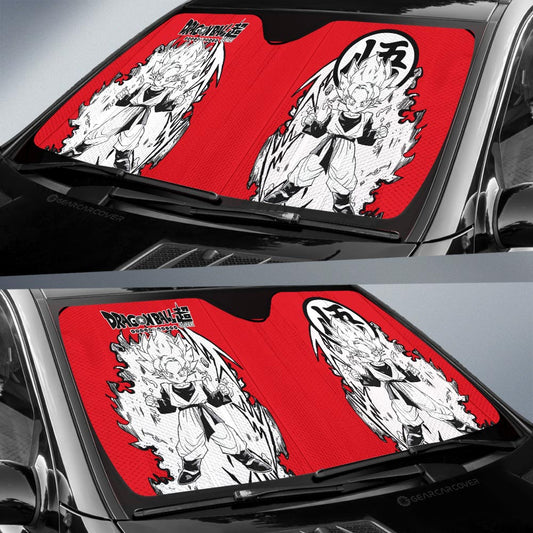 Goten Car Sunshade Custom Car Accessories Manga Style - Gearcarcover - 2