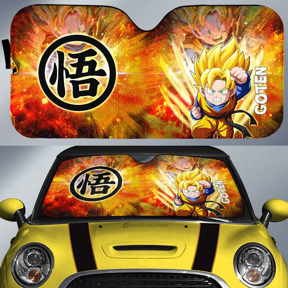 Goten Car Sunshade Custom Dragon Ball Anime Car Accessories - Gearcarcover - 1