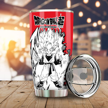 Goten Tumbler Cup Custom Car Accessories Manga Style - Gearcarcover - 1