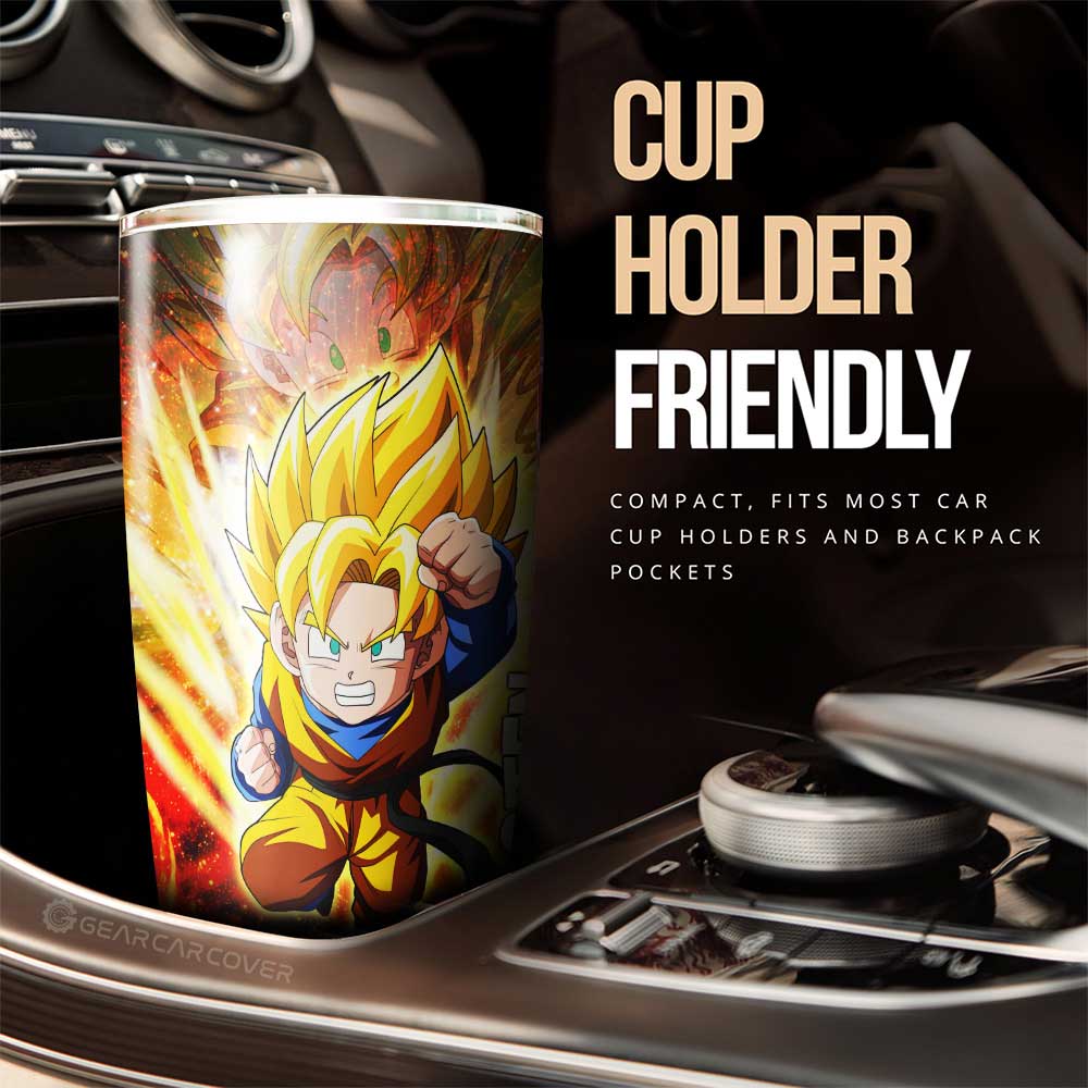 Goten Tumbler Cup Custom Dragon Ball Anime Car Accessories - Gearcarcover - 3