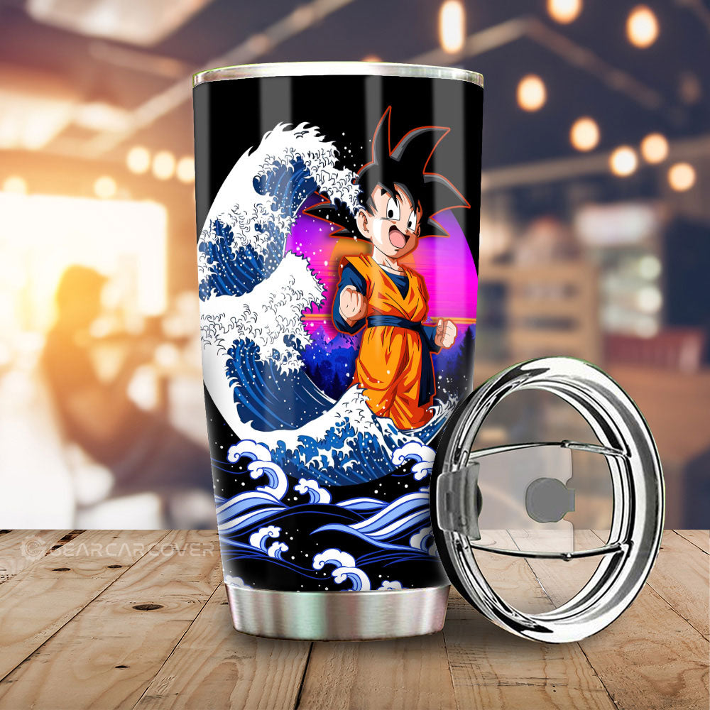 Goten Tumbler Cup Custom Dragon Ball Car Interior Accessories - Gearcarcover - 1