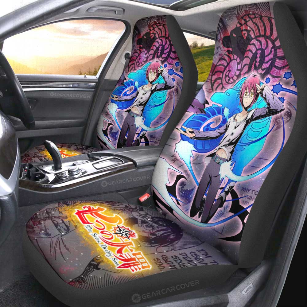 Gowther Car Seat Covers Custom Galaxy Manga Style - Gearcarcover - 2