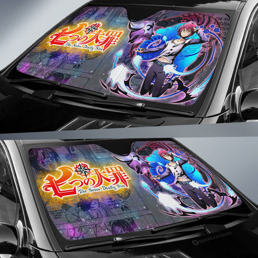 Gowther Car Sunshade Custom Galaxy Manga Style - Gearcarcover - 2