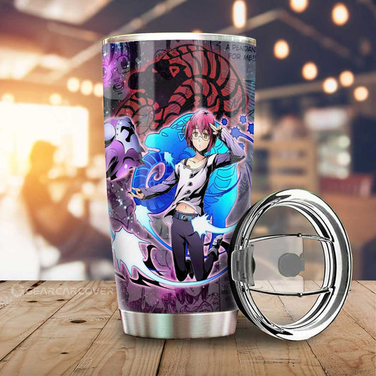 Gowther Tumbler Cup Custom Galaxy Manga Style - Gearcarcover - 1