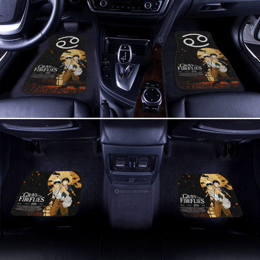 Grave Of The Fireflies Car Floor Mats Custom Car Accessories - Gearcarcover - 2