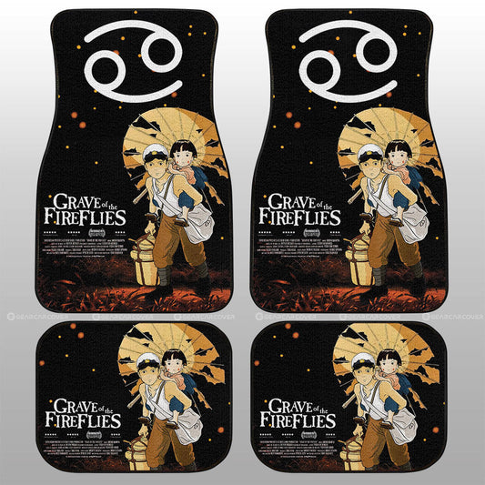 Grave Of The Fireflies Car Floor Mats Custom Car Accessories - Gearcarcover - 1