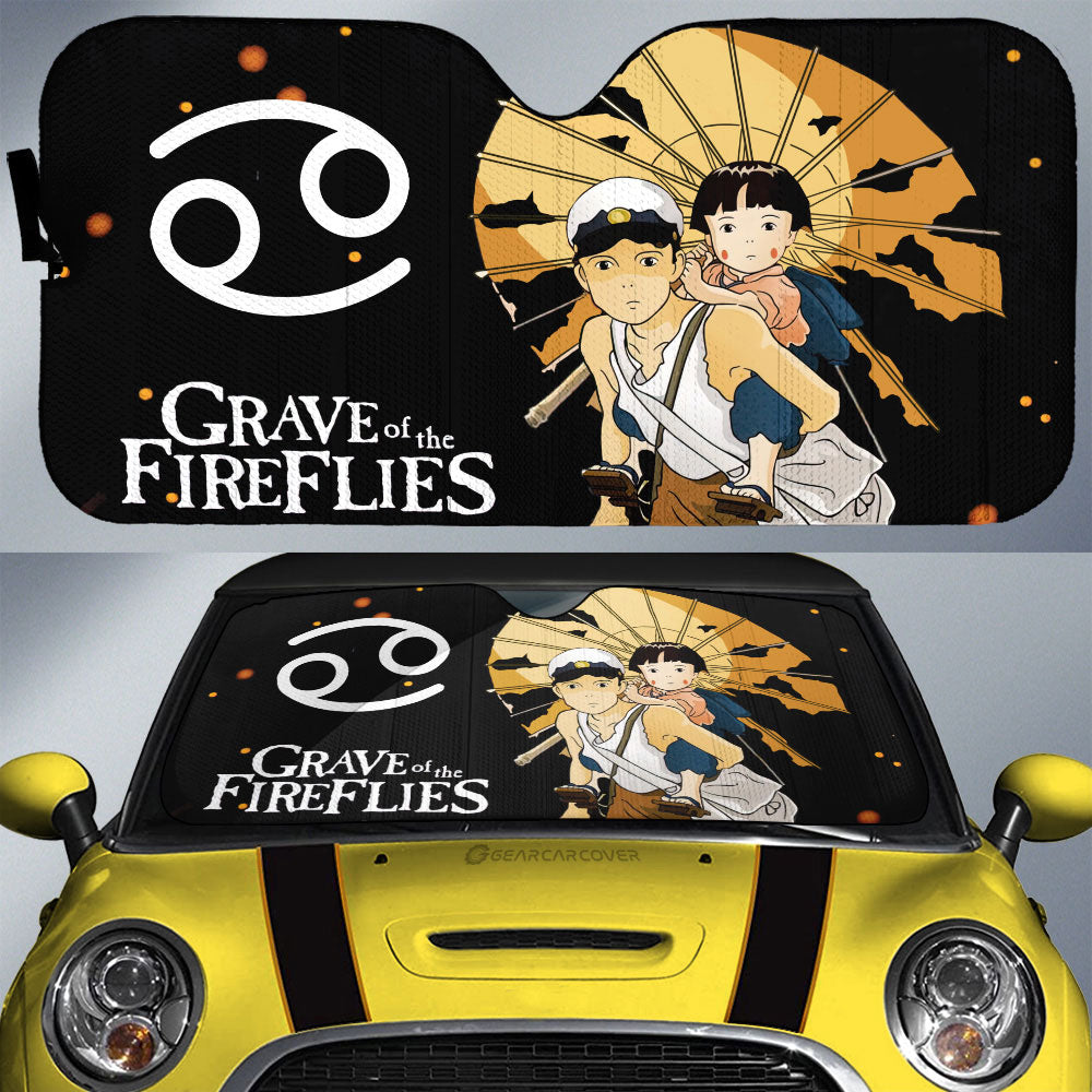 Grave Of The Fireflies Car Sunshade Custom Car Accessories - Gearcarcover - 1