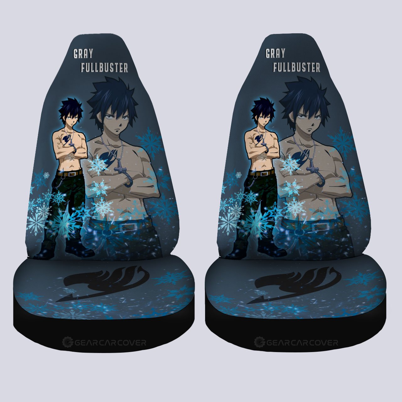 Gray Fullbuster Car Seat Covers Custom Car Accessories - Gearcarcover - 4