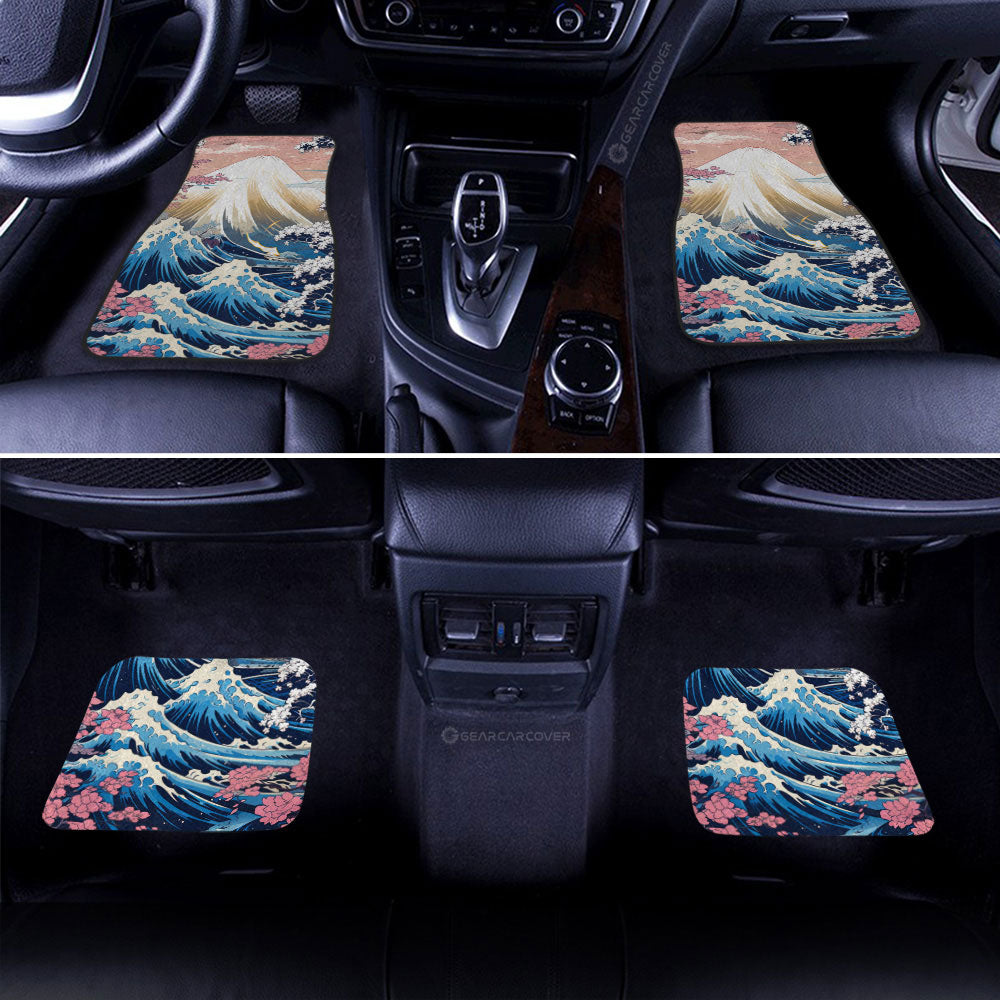 Great Wave Kanagawa Car Floor Mats Custom Car Accessories - Gearcarcover - 2