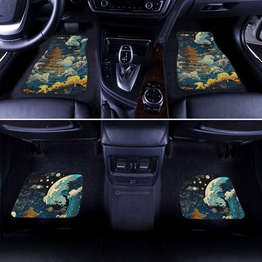 Great Wave Kanagawa Car Floor Mats Custom Car Accessories - Gearcarcover - 2