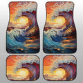 Great Wave Kanagawa Car Floor Mats Custom Car Accessories - Gearcarcover - 1