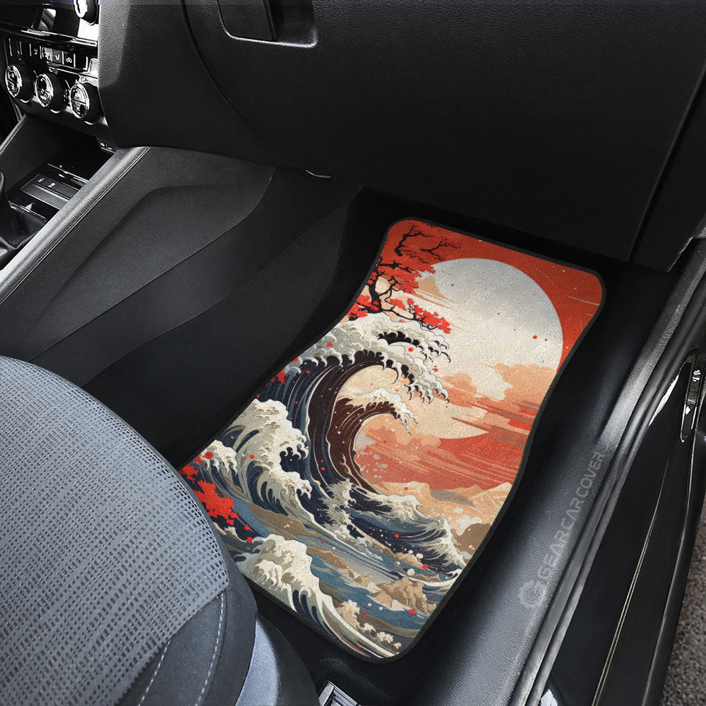 Great Wave Kanagawa Car Floor Mats Custom Car Accessories - Gearcarcover - 3