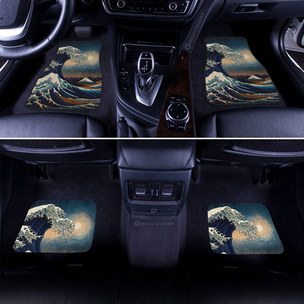 Great Wave Kanagawa Car Floor Mats Custom Car Accessories - Gearcarcover - 2