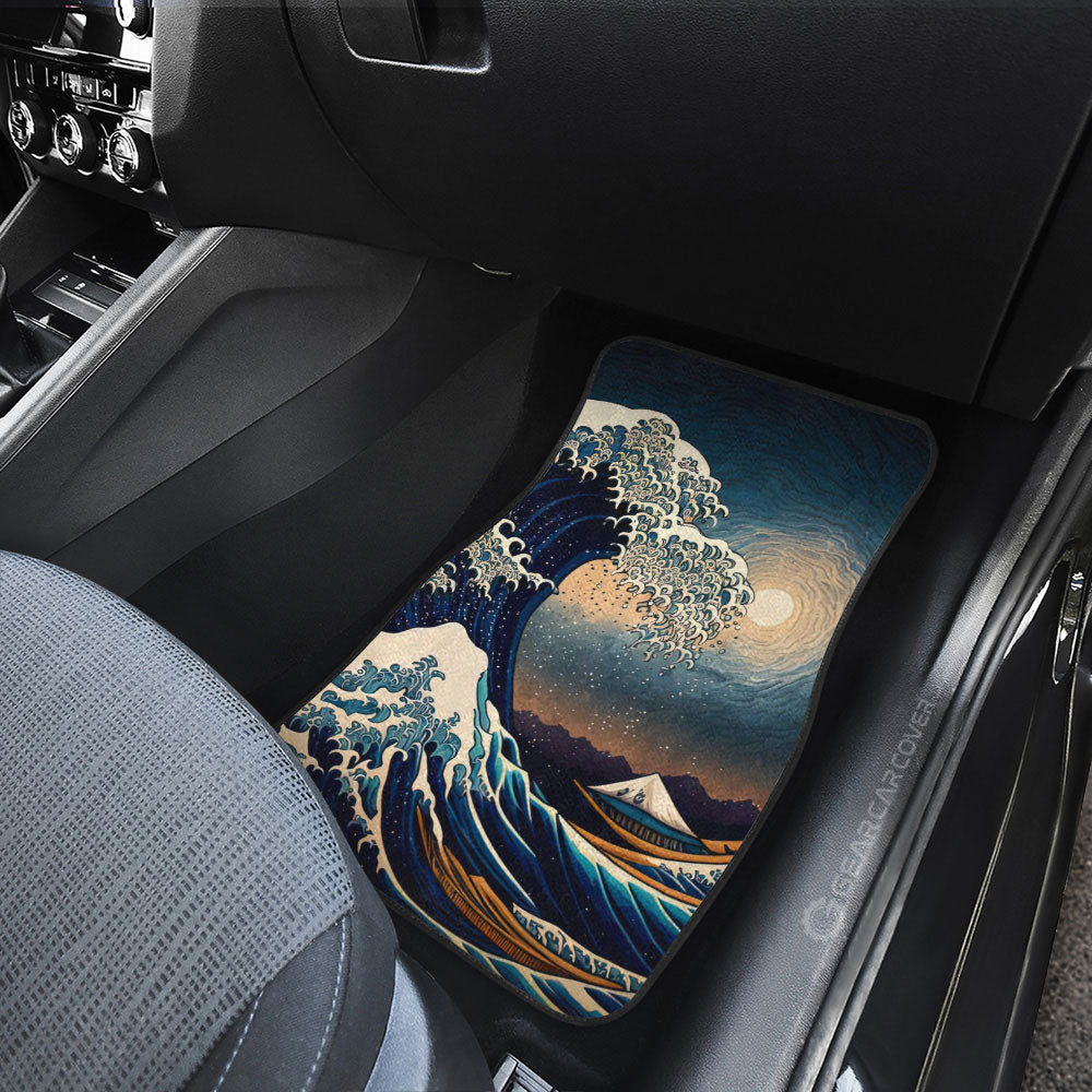 Great Wave Kanagawa Car Floor Mats Custom Car Accessories - Gearcarcover - 3