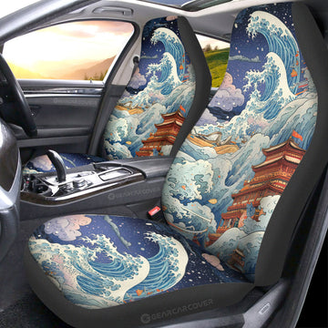 Great Wave Kanagawa Car Seat Covers Custom Car Accessories - Gearcarcover - 1