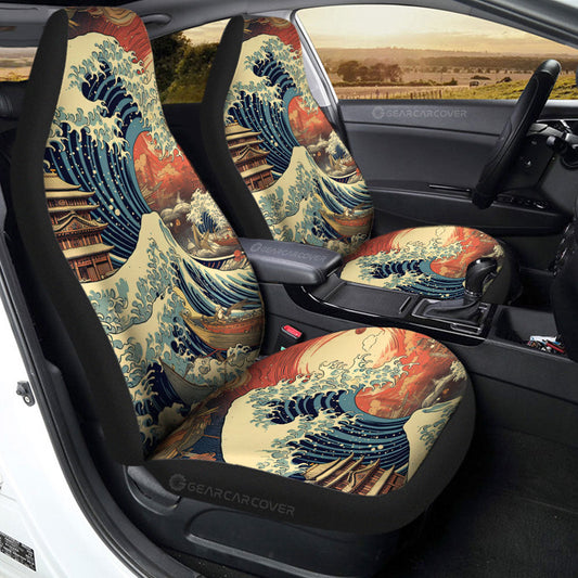 Great Wave Kanagawa Car Seat Covers Custom Car Accessories - Gearcarcover - 2