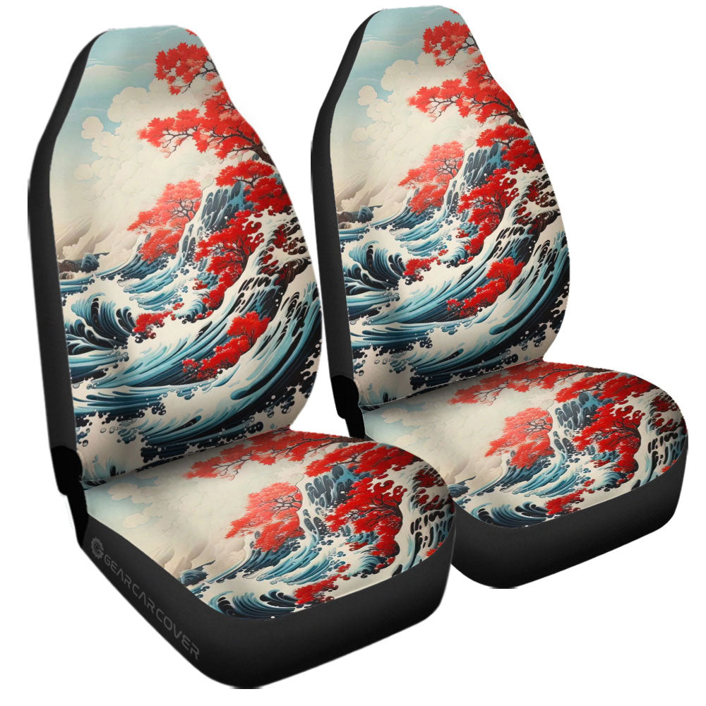 Great Wave Kanagawa Car Seat Covers Custom Car Accessories - Gearcarcover - 3