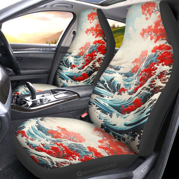 Great Wave Kanagawa Car Seat Covers Custom Car Accessories - Gearcarcover - 1