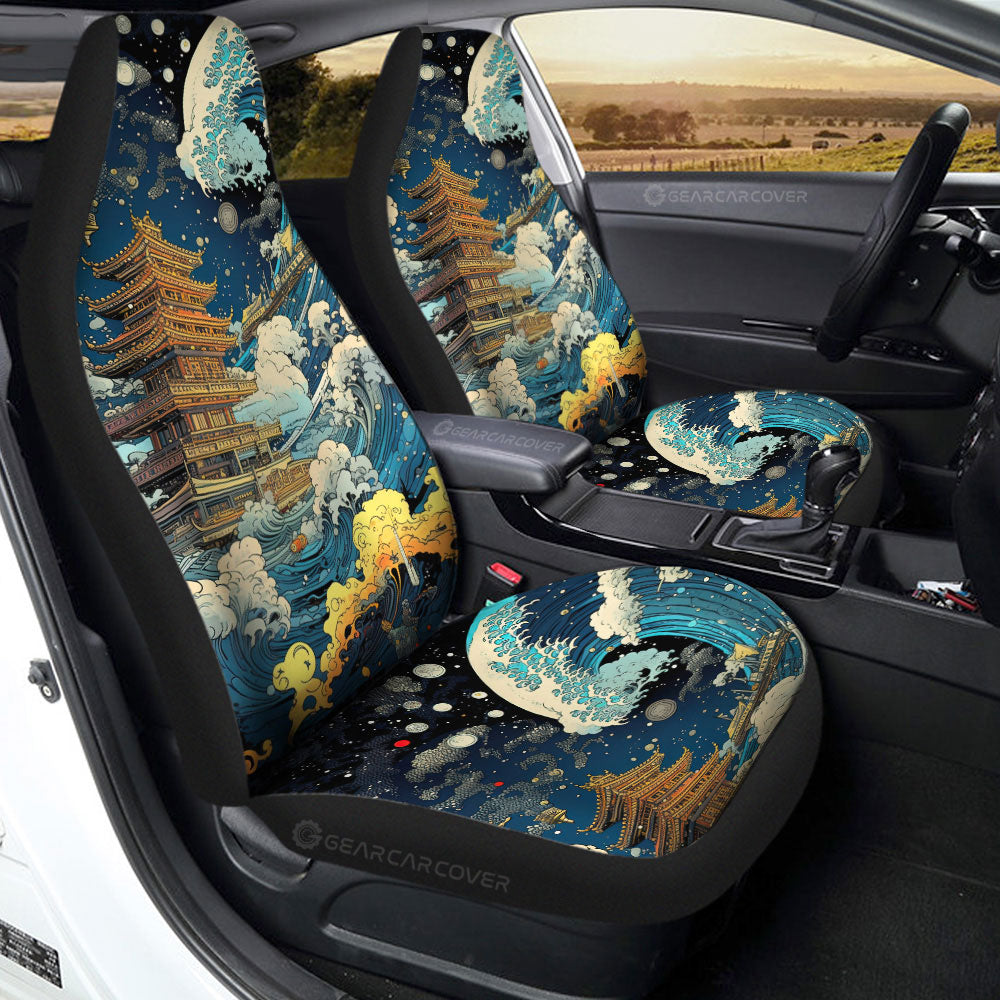 Great Wave Kanagawa Car Seat Covers Custom Car Accessories - Gearcarcover - 2