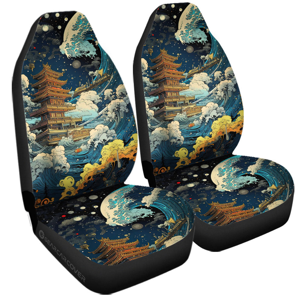 Great Wave Kanagawa Car Seat Covers Custom Car Accessories - Gearcarcover - 3